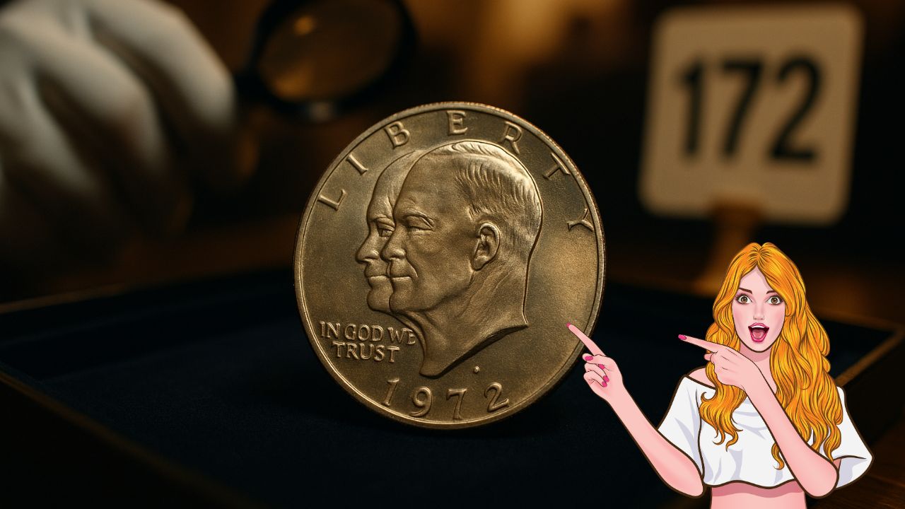 1972 Double-Struck Eisenhower Dollars: Rare Mint Errors Selling for Thousands at Auction